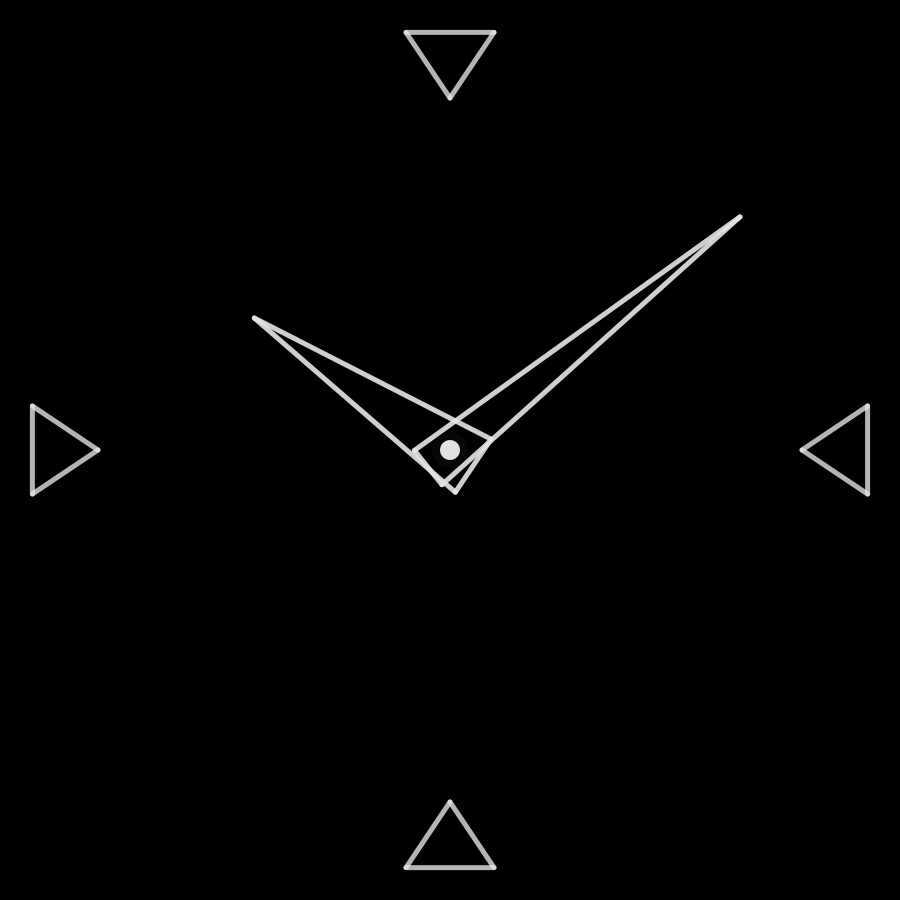 Prism watch face in always-on mode