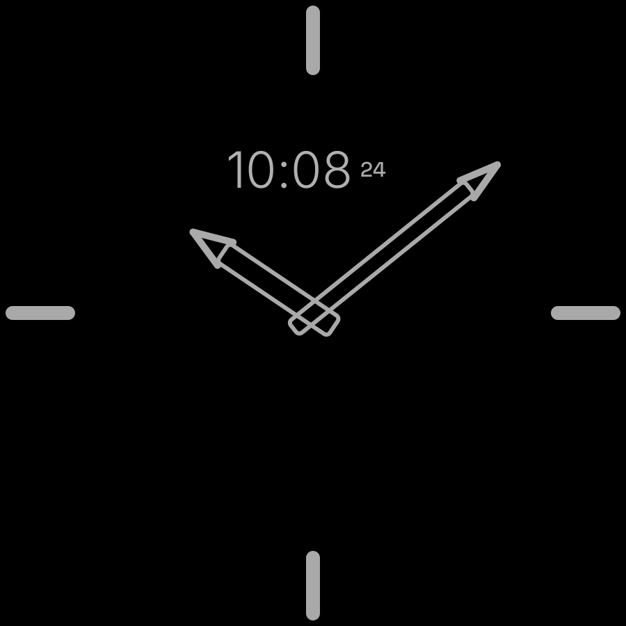 Dual watch face in always-on mode