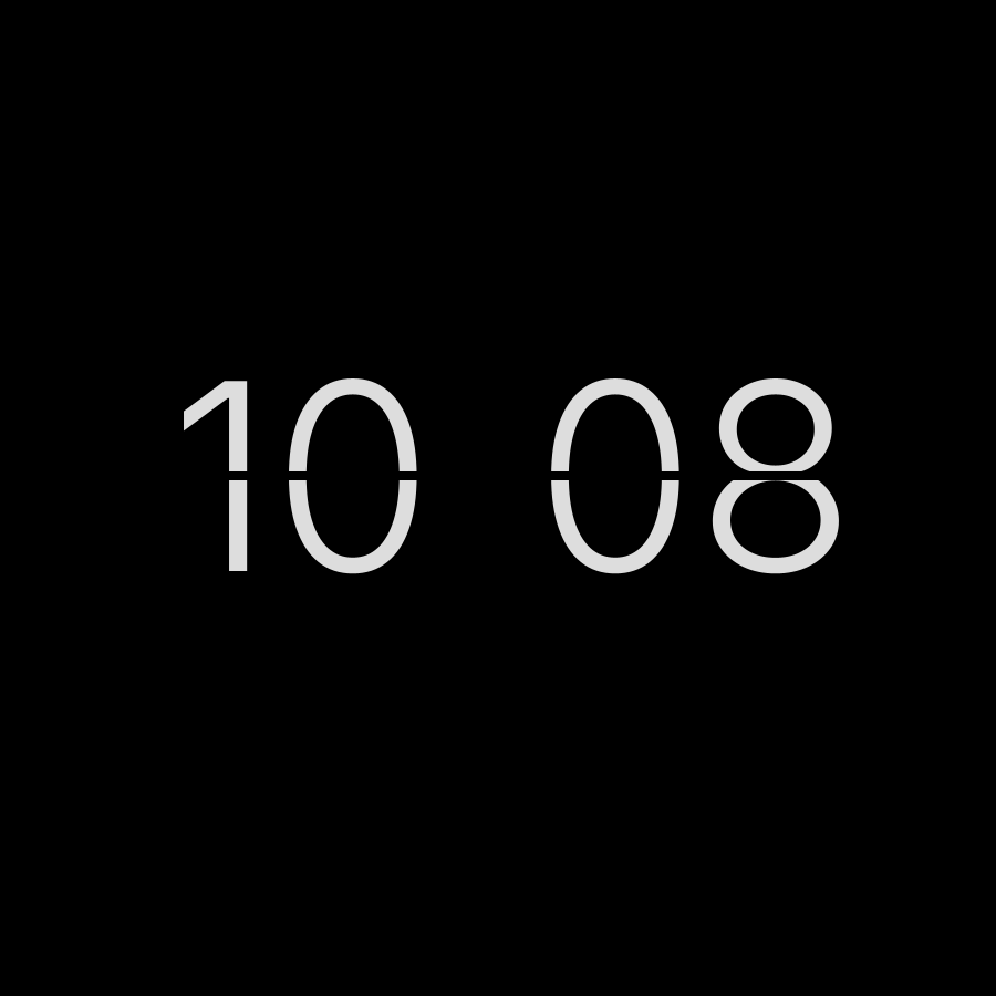 Flip watch face in always-on mode