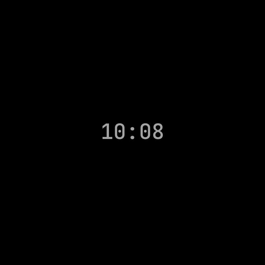 Mono Dot watch face in always-on mode