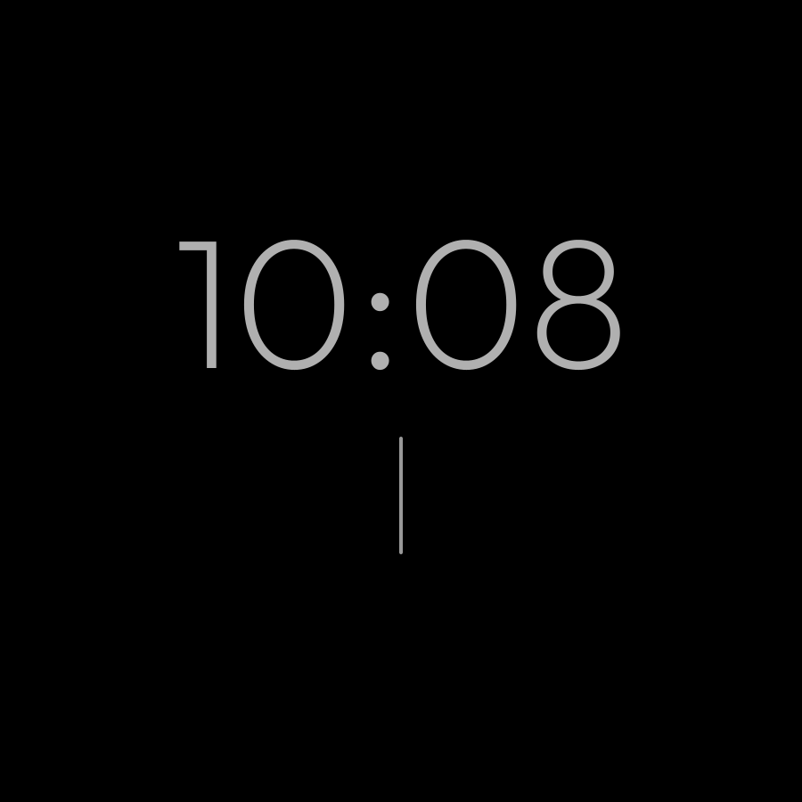 Day Night watch face in always-on mode