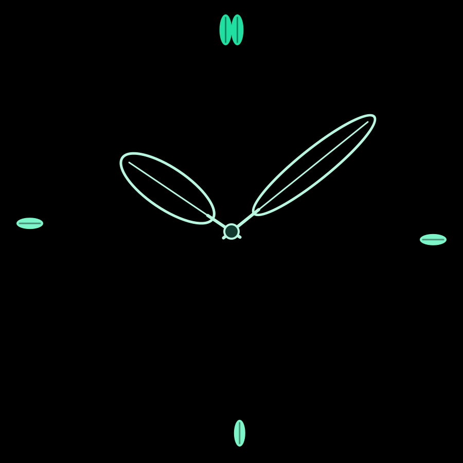 Leaf watch face in always-on mode