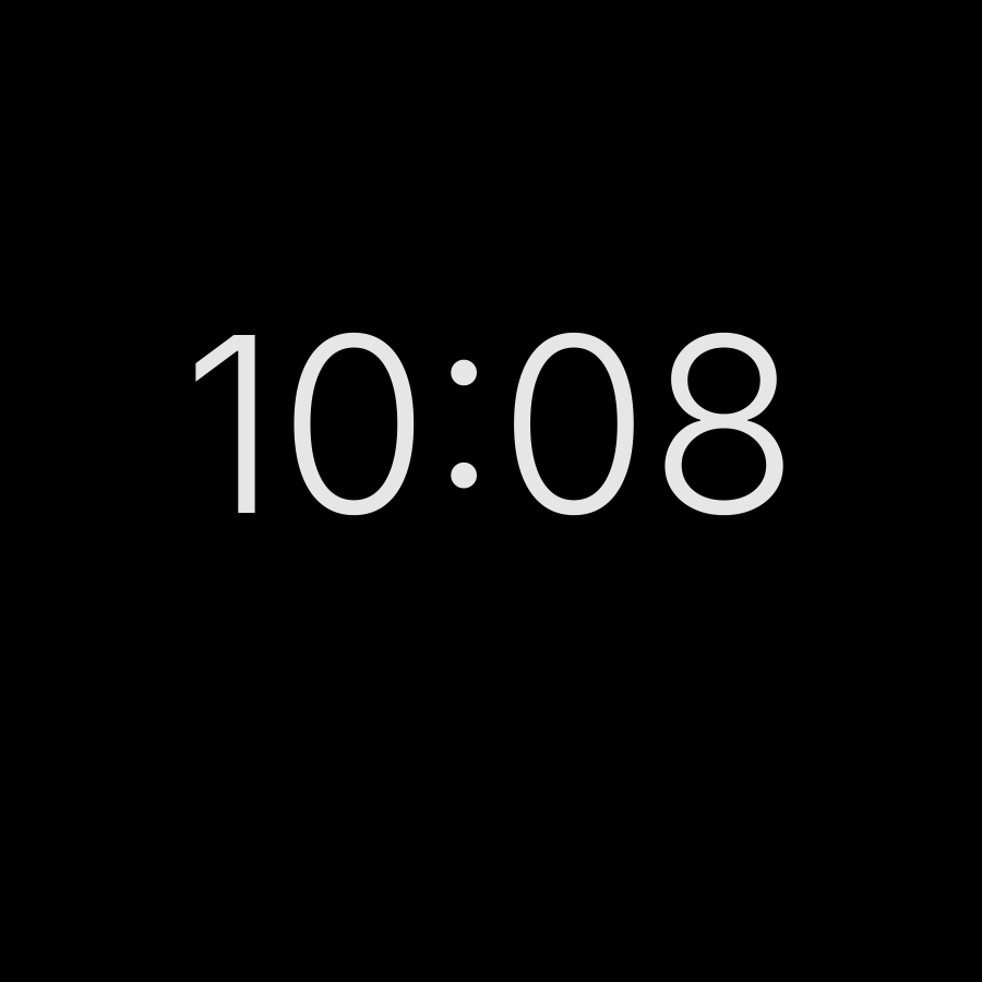 Contrast watch face in always-on mode