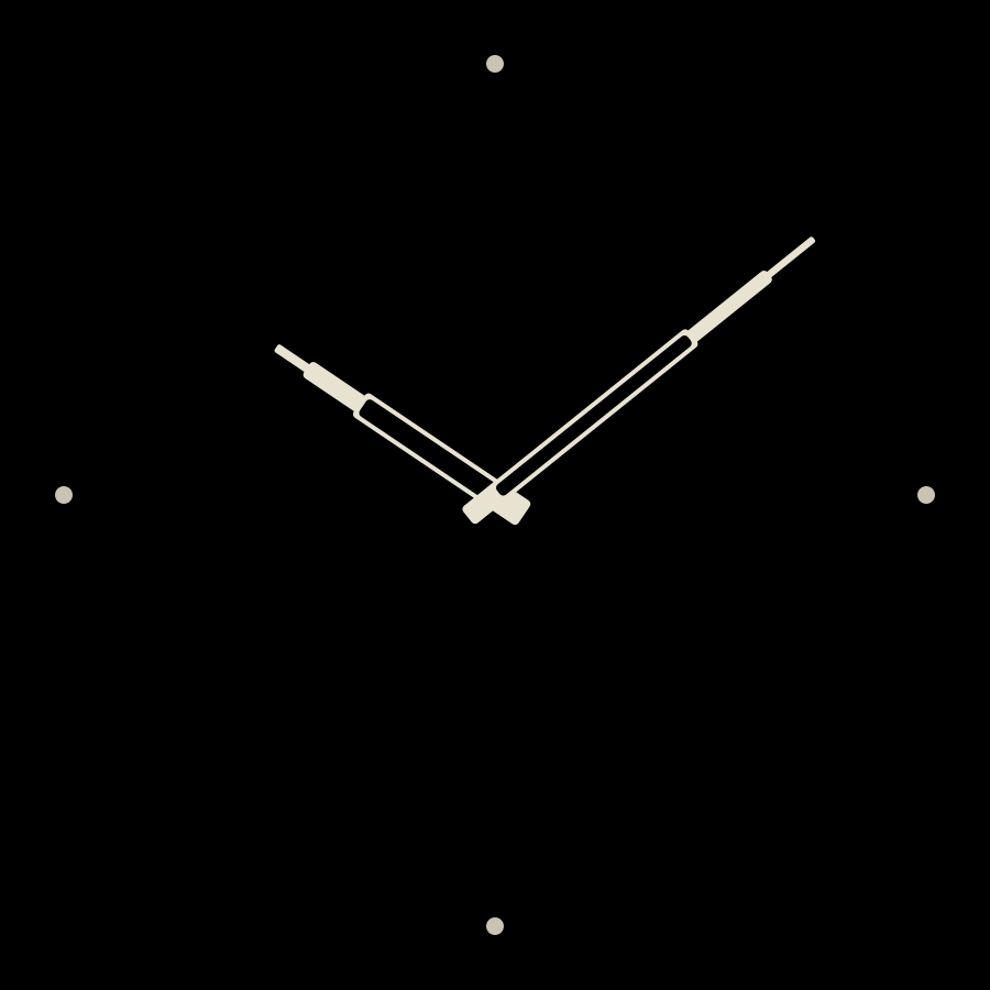 Roman watch face in always-on mode