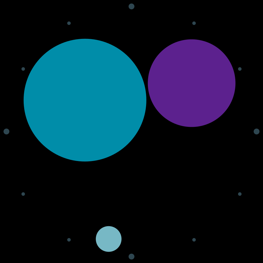 Circles watch face, Ocean theme