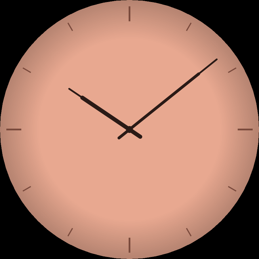 Dress watch face, Salmon theme