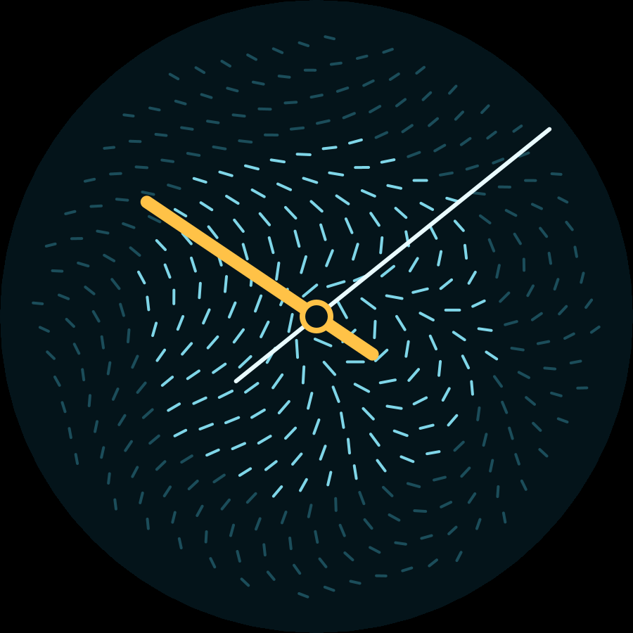 Lines watch face, Ocean theme