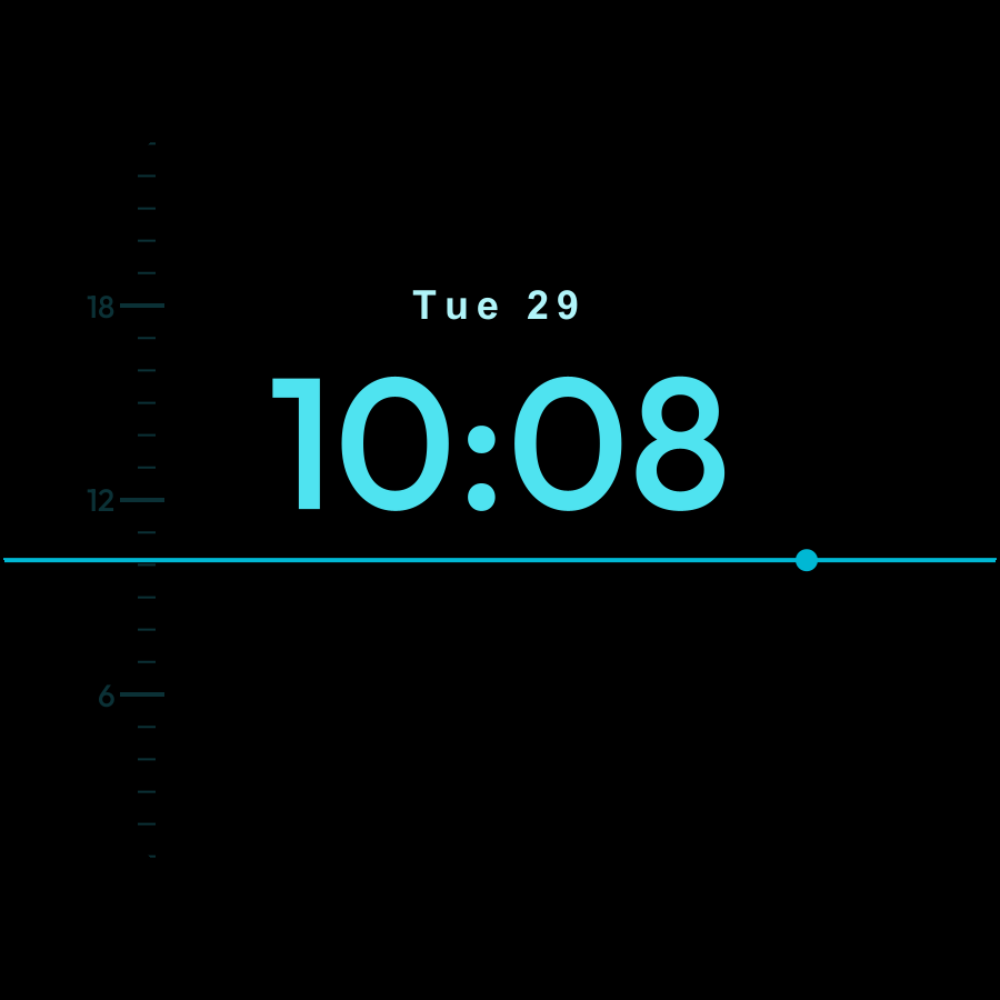 Level watch face, Ocean theme