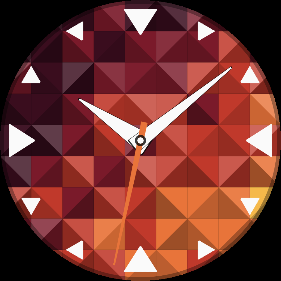 Prism watch face, Ember theme